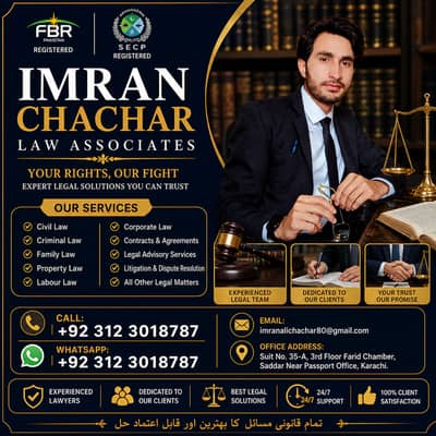 Advocate Services in Karachi Property Law, Family Law, Corporate Law