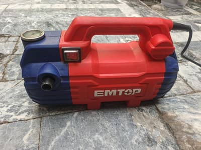 EMTOP Car/Bike Pressure Washer 1500W with Induction Motor