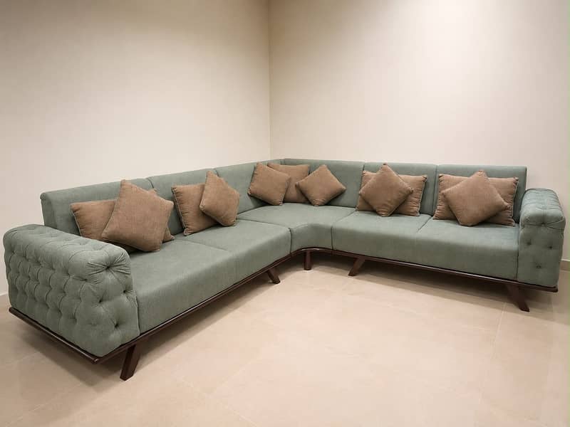 L-shaped sofa 0