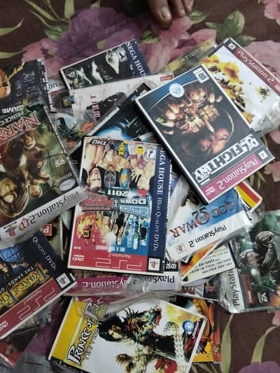 PS2 DVDs collection fully working condition dream of gamer