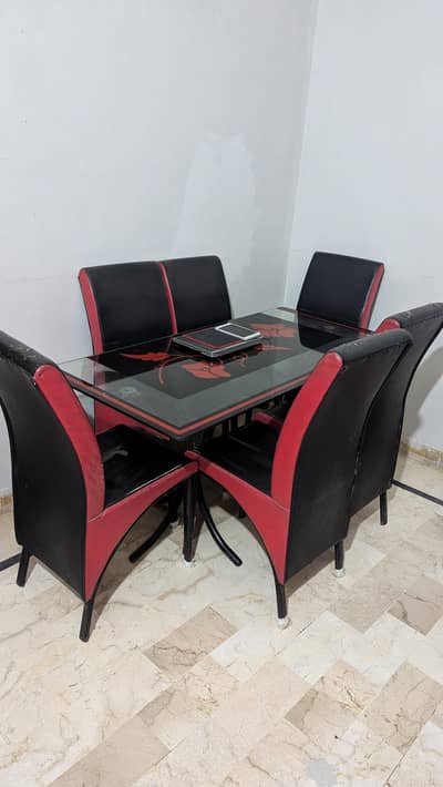 dining table with chairs
