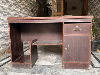 Wooden Study Desk & Computer Table with storage