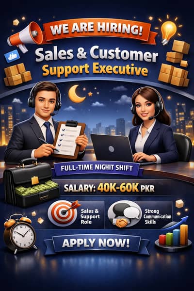 Sales & Customer Support Executive