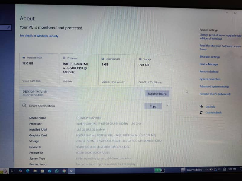ASUS pro 4
