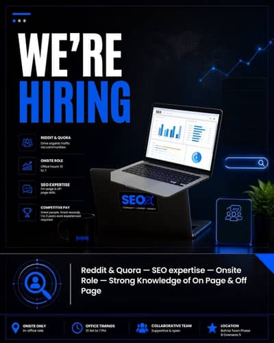 Full Time SEO Person with Proven Work Experience in Field