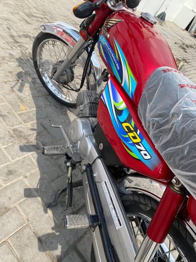 Honda 70 2024 model red color