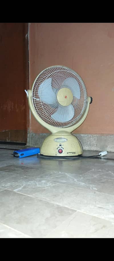OLD WESTPOINT FAN REPAIRED 12V WITH 220V ADAPTER