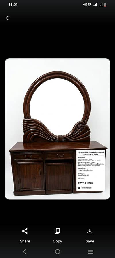 dressing table