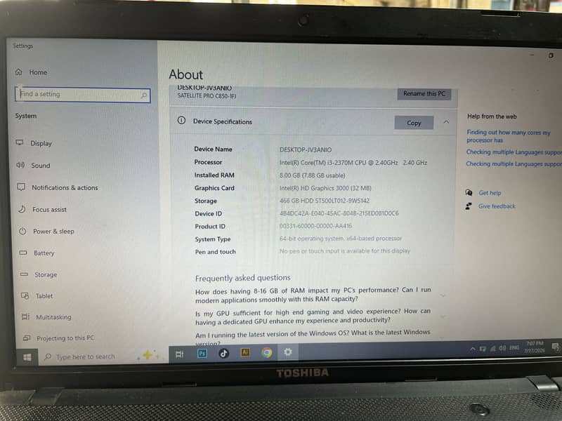 Core i3 9