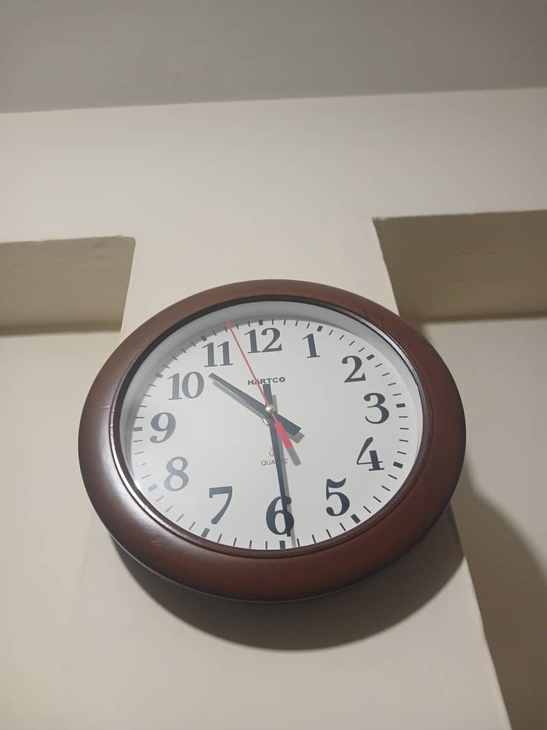2 wall clocks 0