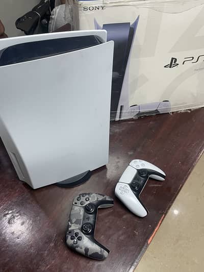 Playstation 5 disc edition (fat) 2 consoles controller ( box