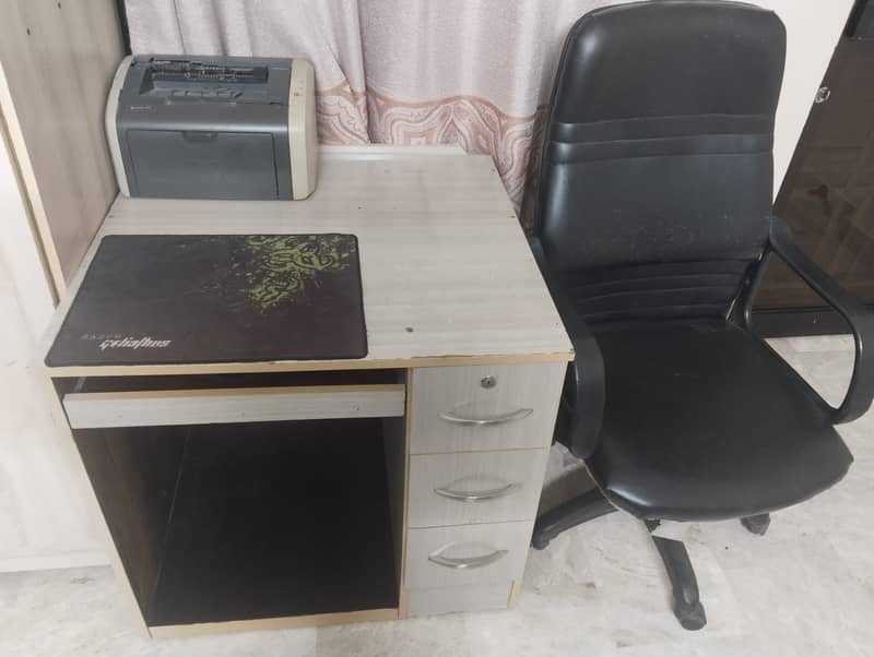 Computer Table and Chair 3