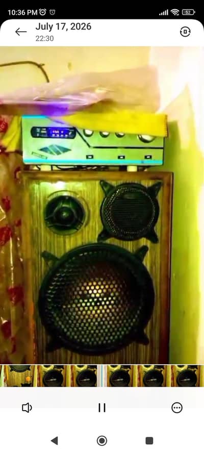Heavy Sound Wooden Tower Speakers (Full Kit) – 10/10 Condition