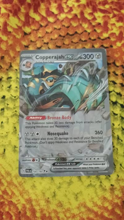 Pokemon card---paldean coldsire ex (very good condition 10/9