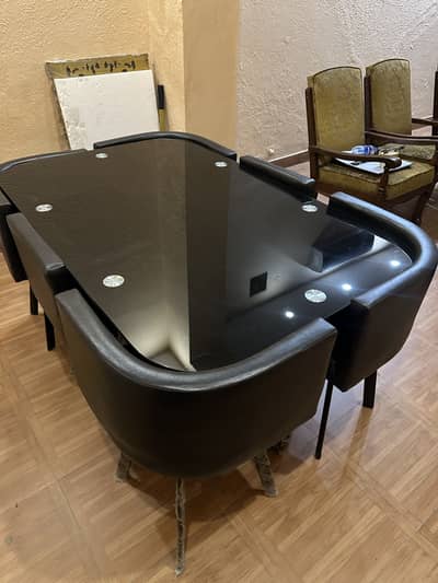 6 seat small dining table