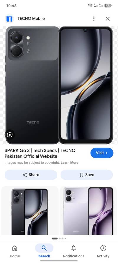 Tecno spark go 3