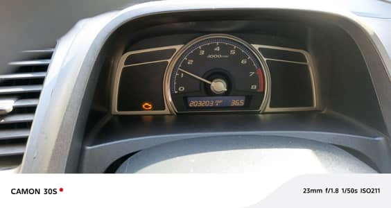 Honda Civic Manual Hardtop 2007 black shiny