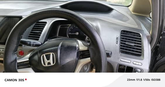 Honda Civic Manual Hardtop 2007 black shiny