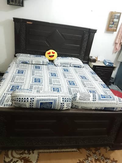 King Size Bed and side tables