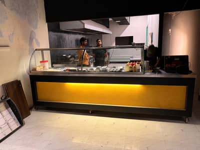 11 ft Fast Food Counter | Restaurant Display Counter – PKR 110,000