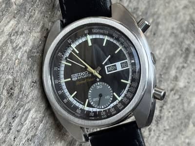 Seiko Automatic Chronograph Speedtimer.