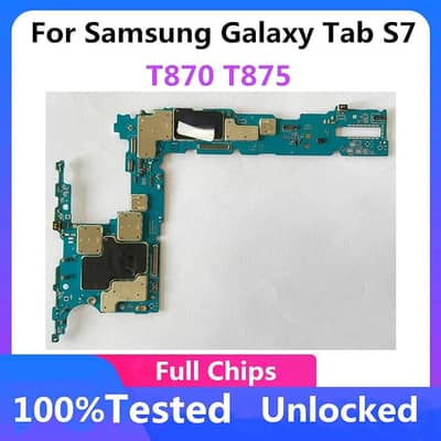Samsung Galaxy Tab s7 T875 Logic board 6GB/128GB