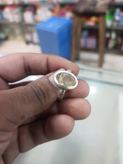 Light Yellow Pukhraj. 5-6 carats.