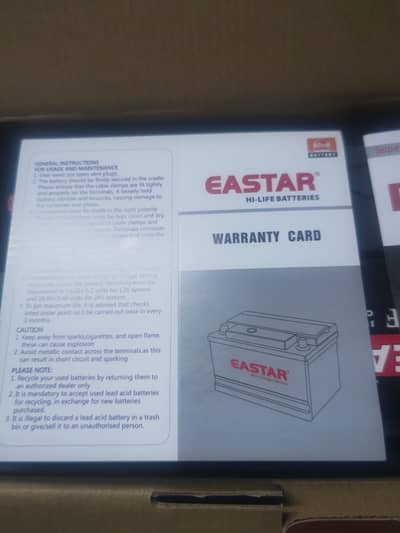 eastar solar battery