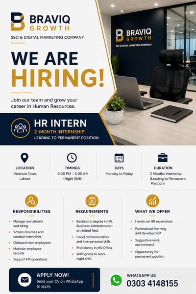 HR Internship – Leading to Permanent Job