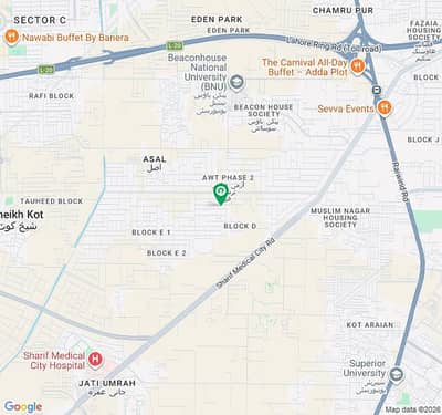 Affordable Corner Residential Plot Available For sale In AWT Phase 2 - Block D