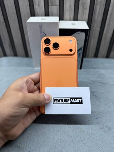 17 Pro Max | 0 Cycle | Factory Unlock | 256GB | Orange | Apple iPhone