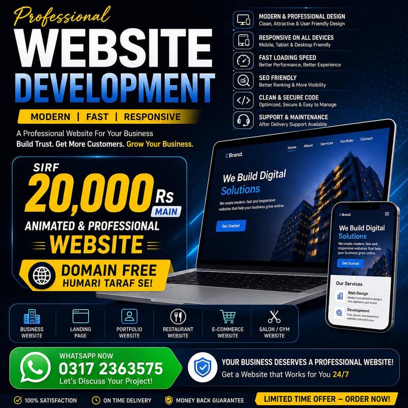 Professional Web Developer | WordPress & Business Websites 0