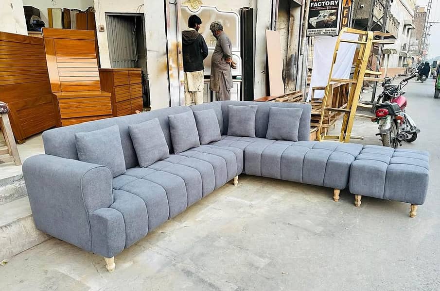 L Shaped sofa set 6