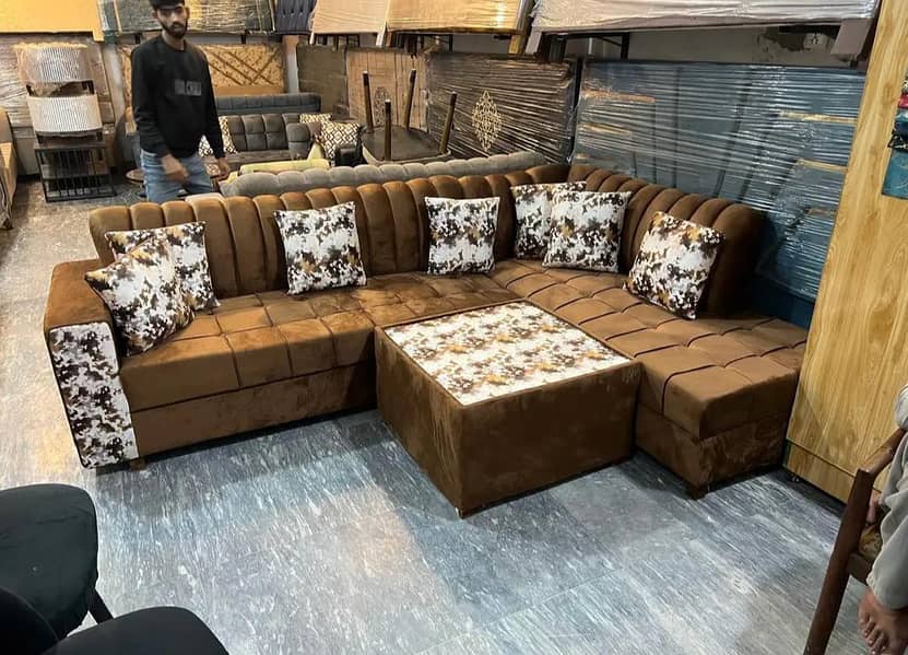 L Shaped sofa set 7