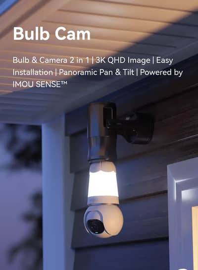 IMOU WiFi Surveillance Bulb 3MP 2K Camera Bulb
