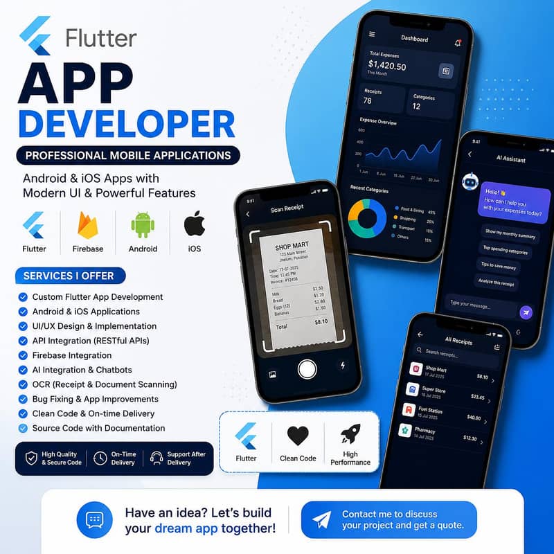 Flutter App developer 0