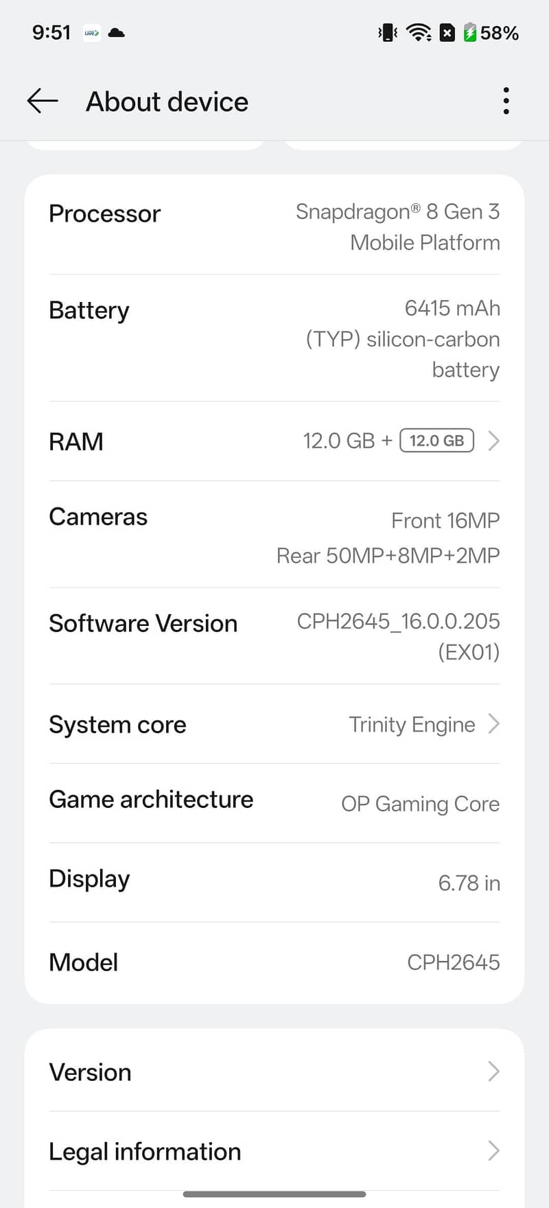 One Plus 13R 6