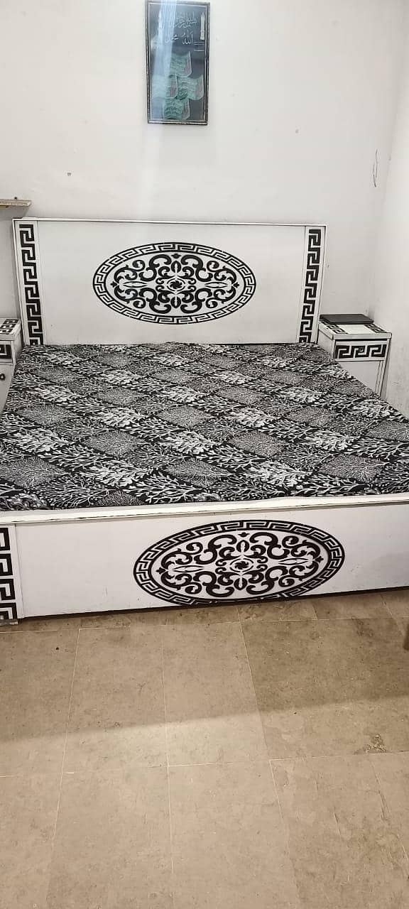 bed with side tables 3
