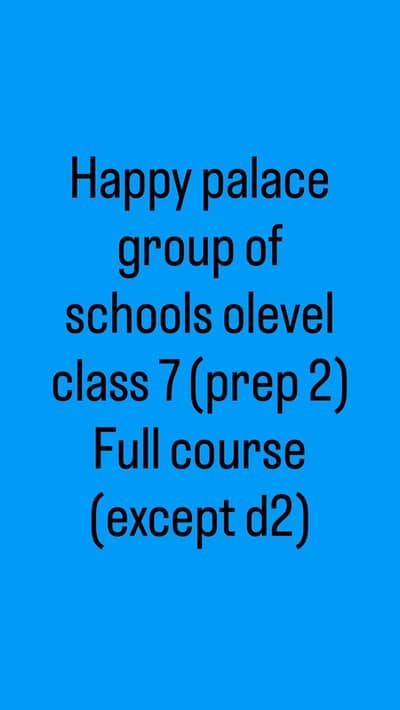 class 7 prep 2 course