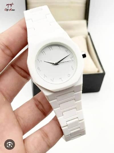 Arabic Aura watch available in different colors