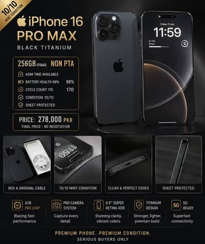 Apple iPhone 16 Pro Max Non PTA