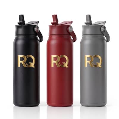 RQ premium Insulated Steel Water Bottle 3 Colors Available