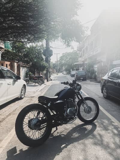 Gs 150 Cafe built ( runs like smooth)