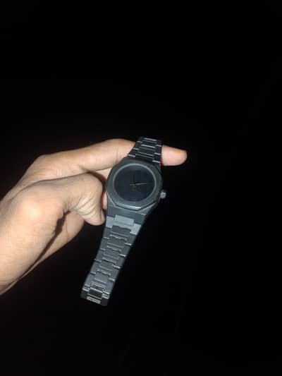 black out fit watch ⌚