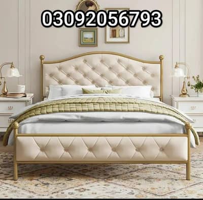Double Bed//Iron double bed//Iron Bed Set//kids Bed//03092056793