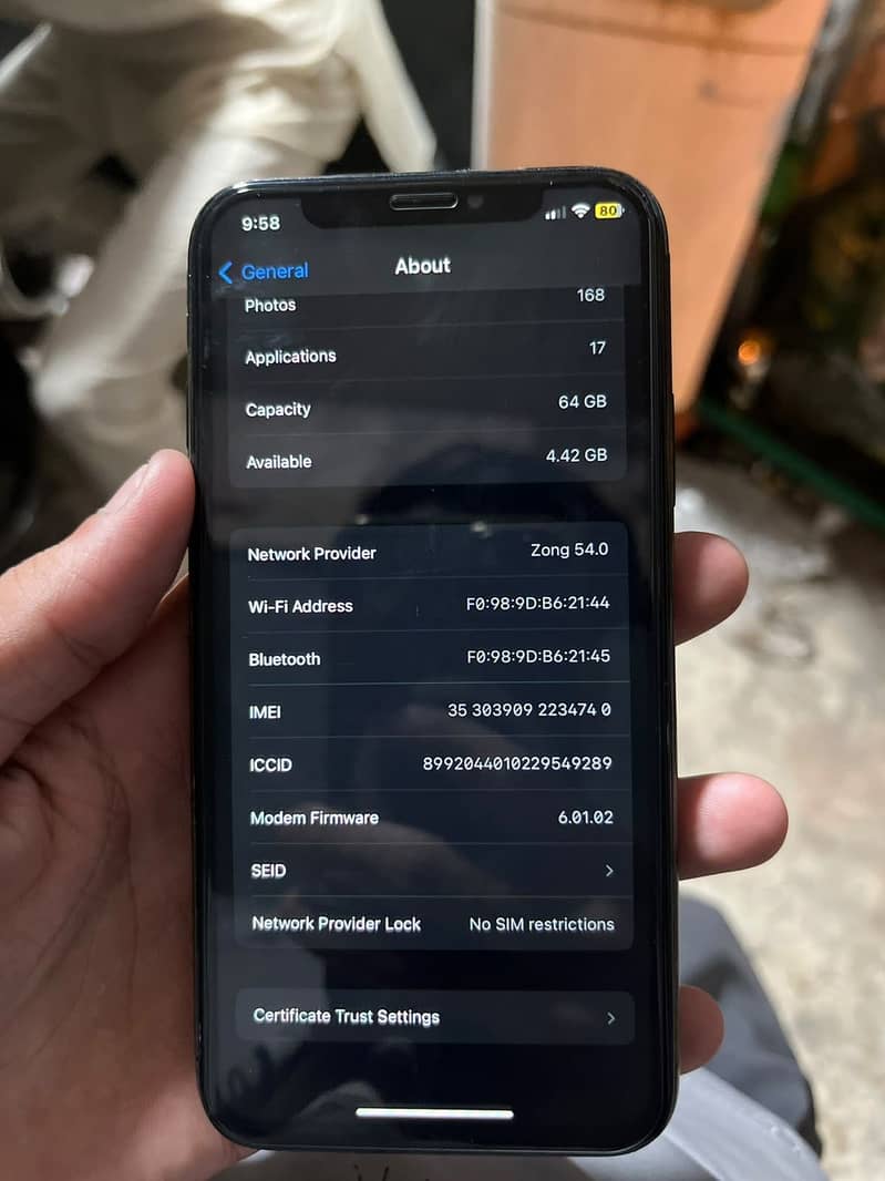 Iphonex 4