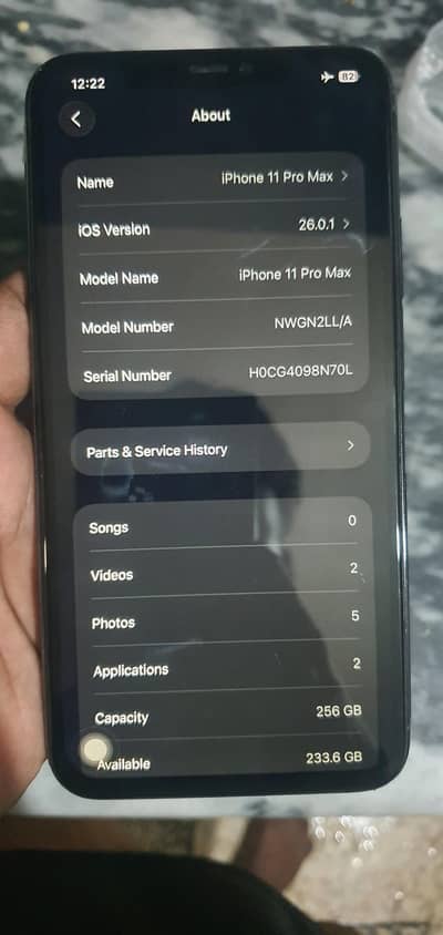 Apple iPhone 11 Pro Max 256GB 10.9. 5 kadeshan he