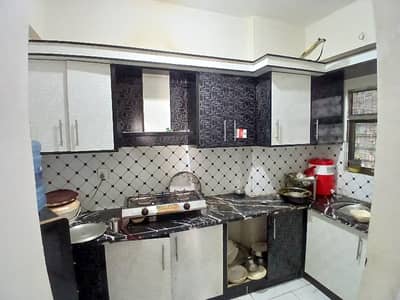 In Daniyal Residency West Open Corner Flat For sale Sized 1050 Square Feet ,