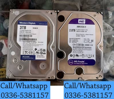 2tb 3tb Desktop HDD WD Western Digital 10/10 Condition 100 Health