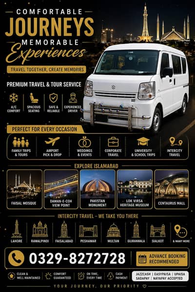 SUZUKI EVERY 2025 (WITH DRIVER) AC+7seats – NOW OPEN FOR BOOKINGS!